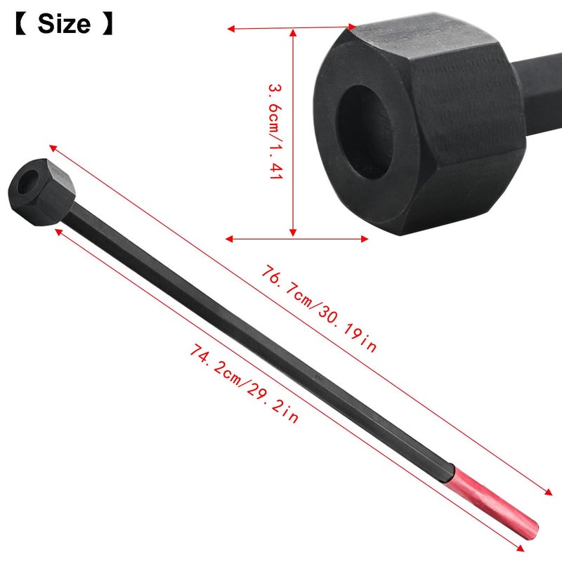 Bestong 6602 Differential Deflecting Bearing Preload Wrench Compatible for Chrysler/Dodge Vehicles with 7-1/4, 8-1/4, 8-3/4, 9-1/4 Rear Axles Hand Tools - Image 3